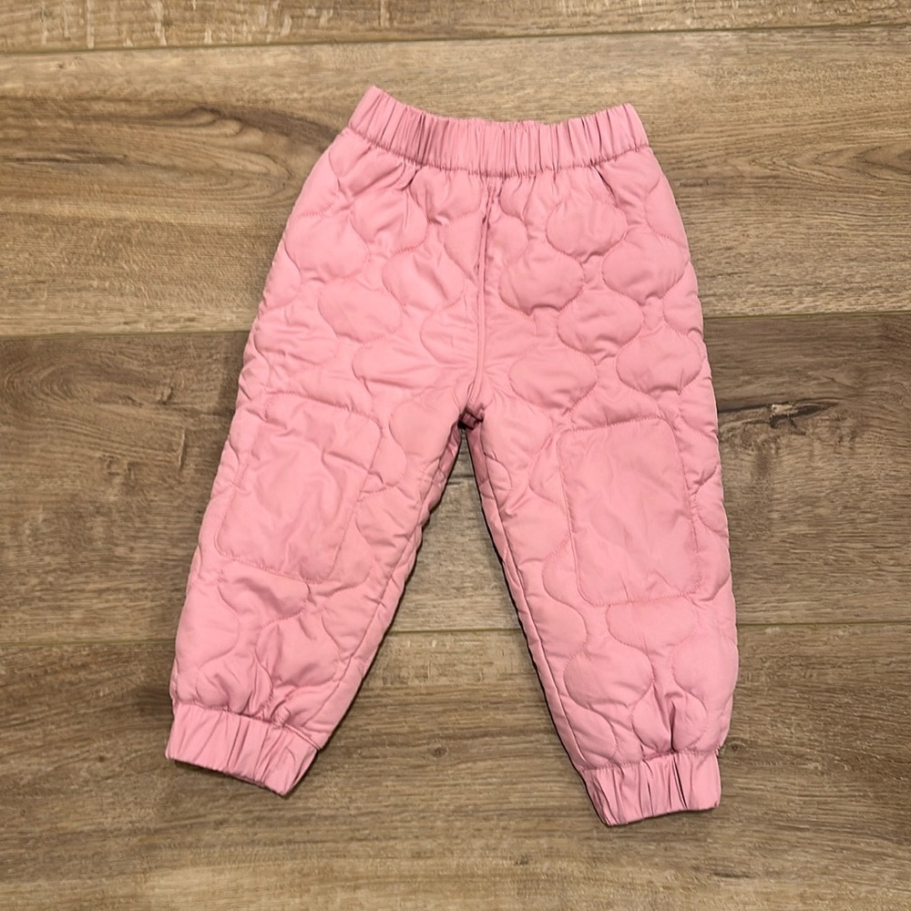 Like New Patagonia Baby Quilted Puff Joggers 2T